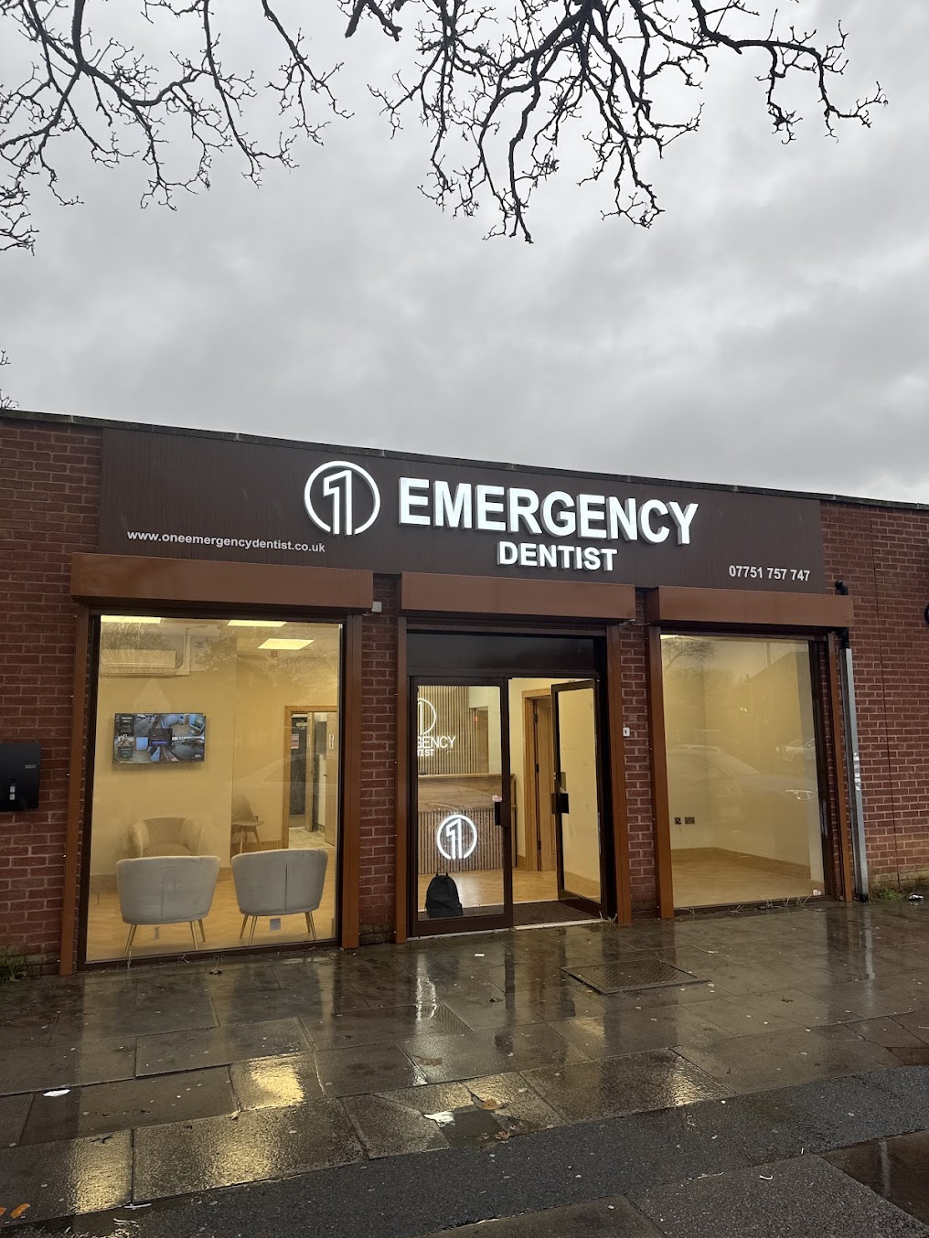 Modern dental clinic reception